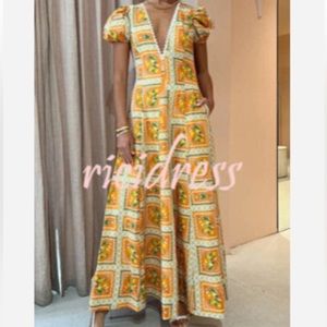 Super fun spring dress with adorable pattern